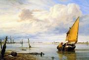 unknow artist Seascape, boats, ships and warships.144 Sweden oil painting artist